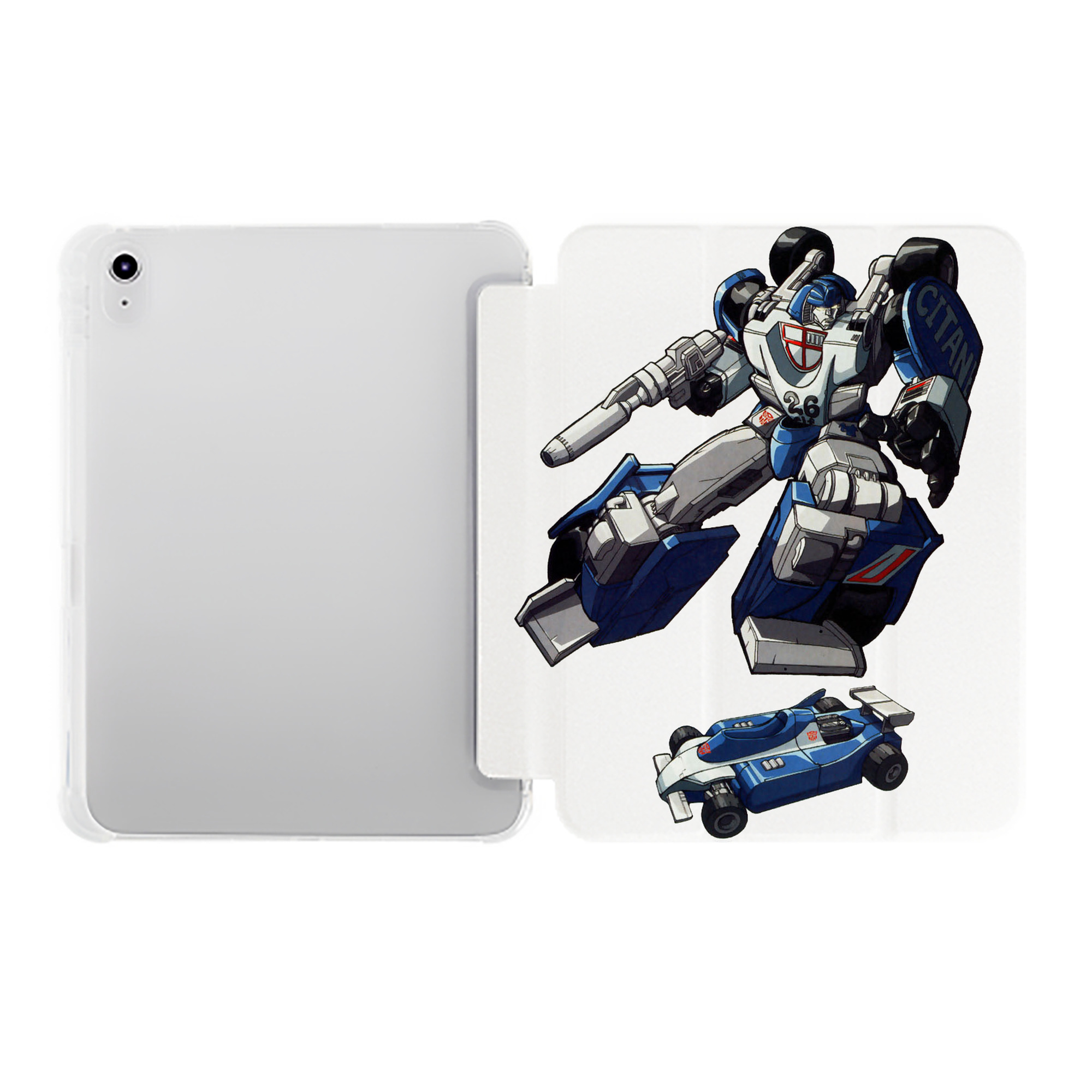 （画像用）  IPad ケース ペン収納付き 三つ折りスタンド PUレザー×シリコン 対応機種9.5/10.5/10.9インチ